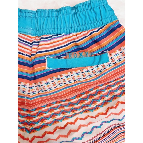 GUC Teenie Wahinie Roxy Swim Board Shorts Girls Size 2T-3T No Stains No Sz Tag - Picture 5 of 5